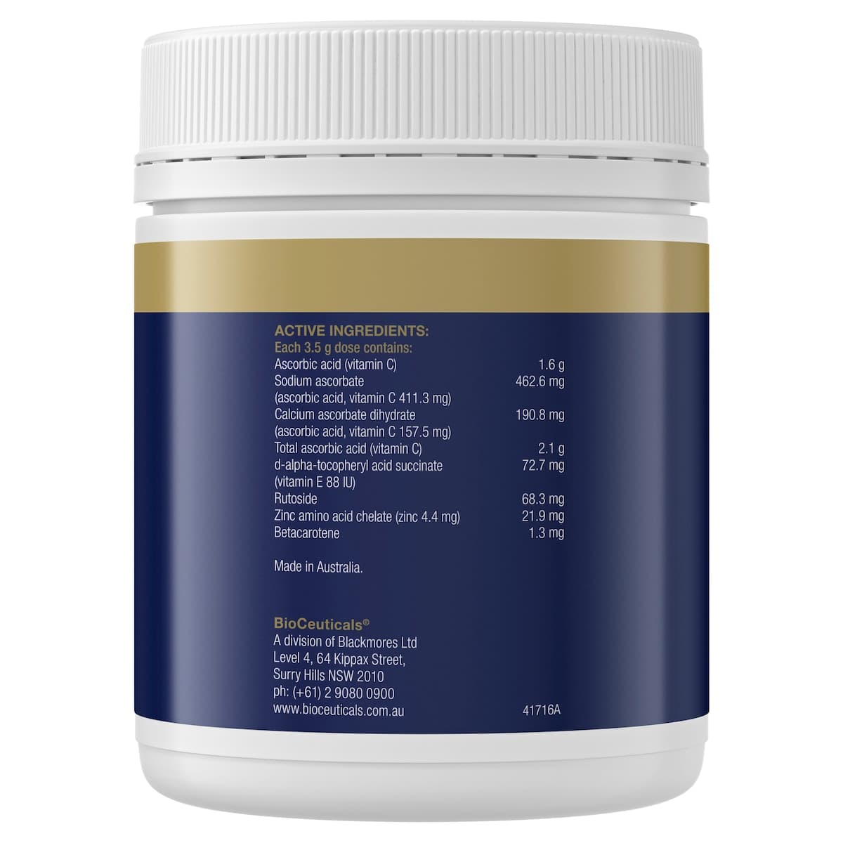 Thumbnail Bioceuticals Ultra Potent-C Powder Orange Flavour 500g