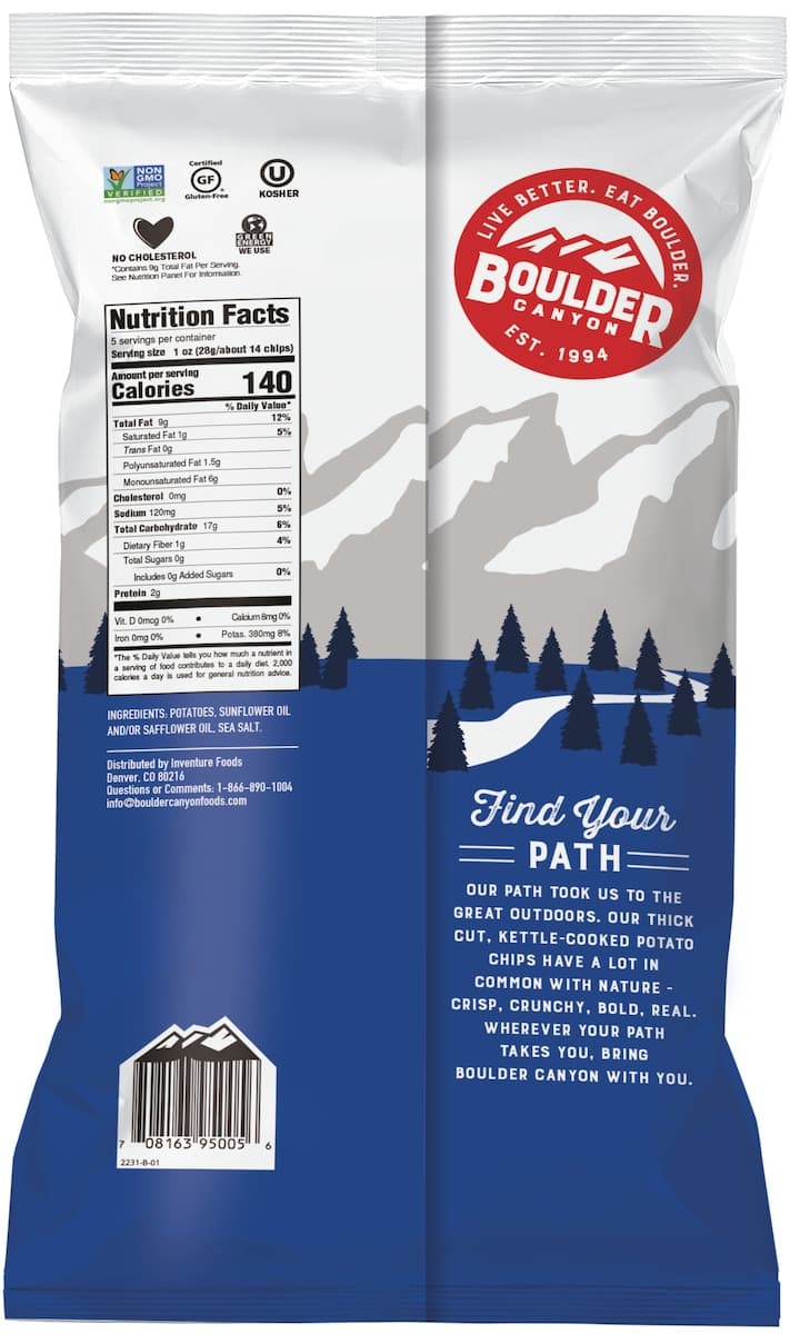 Thumbnail Boulder Canyon Classic Sea Salt Chips 142g