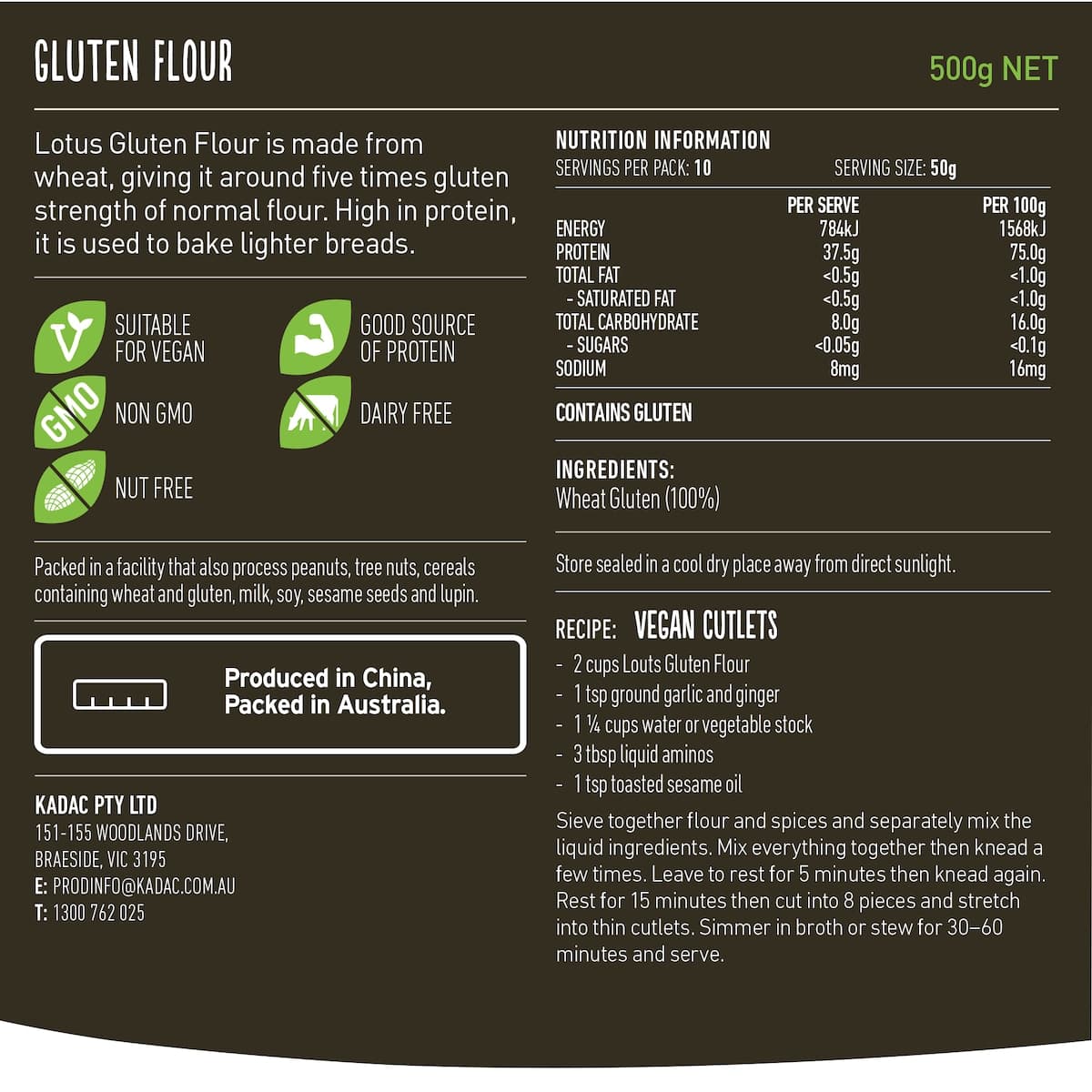 Thumbnail Lotus Gluten Flour 500g