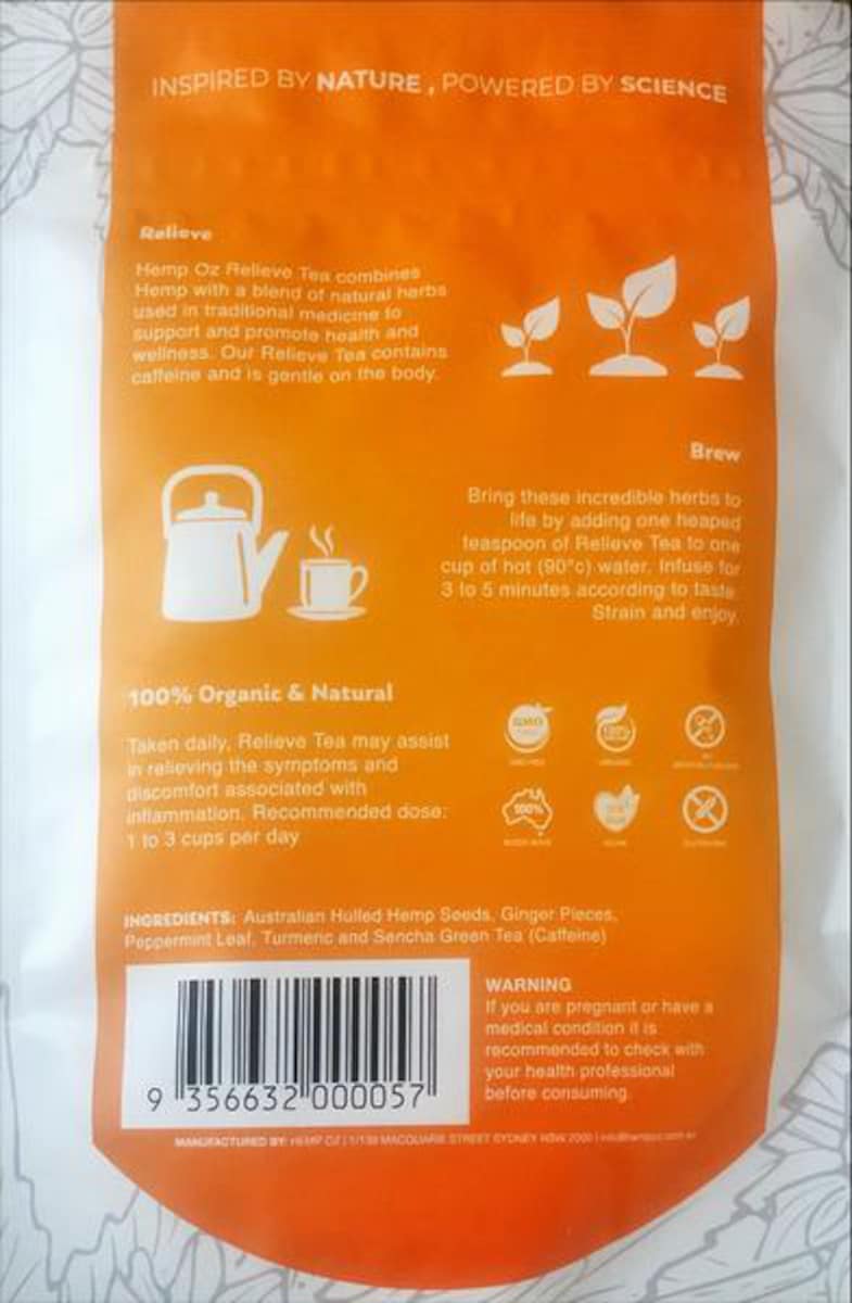 Thumbnail Hemp Oz Soothing Tea Relieve Anti-Inflammatory 60g