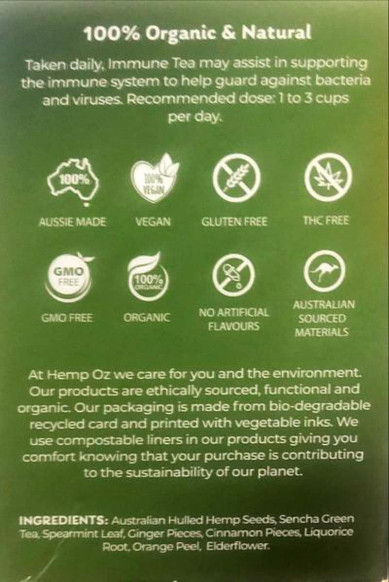 Thumbnail Hemp Oz Soothing Tea Immune Daily Immune Support 45g