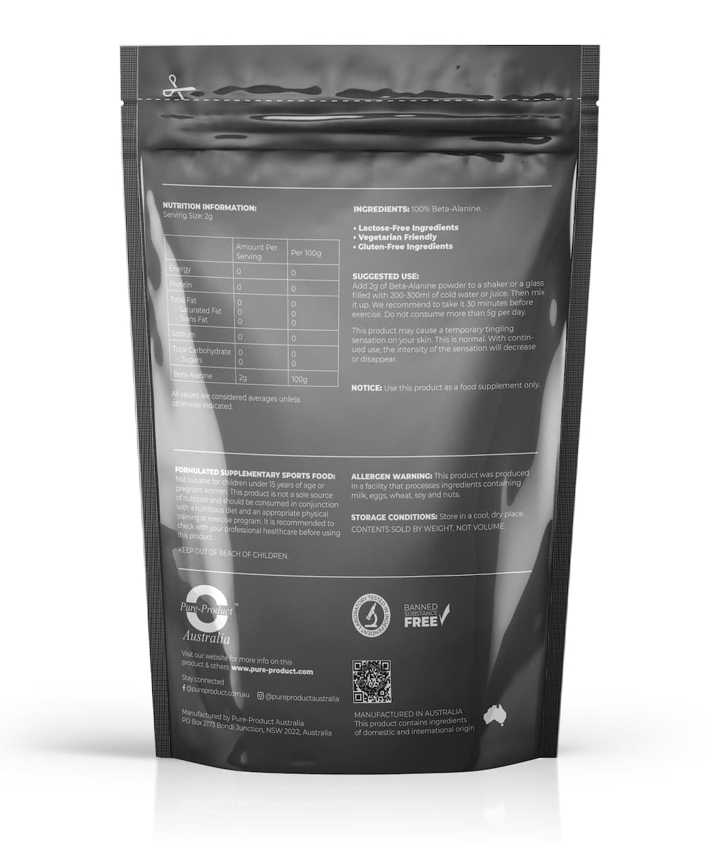 Thumbnail Pure Product Australia Beta Alanine Powder 500g