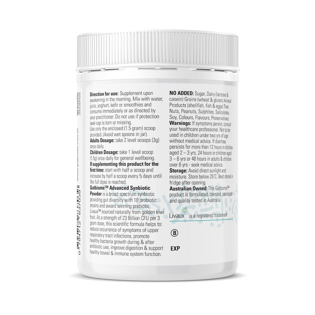 Thumbnail Gutbiome Advanced Synbiotic Powder 90g