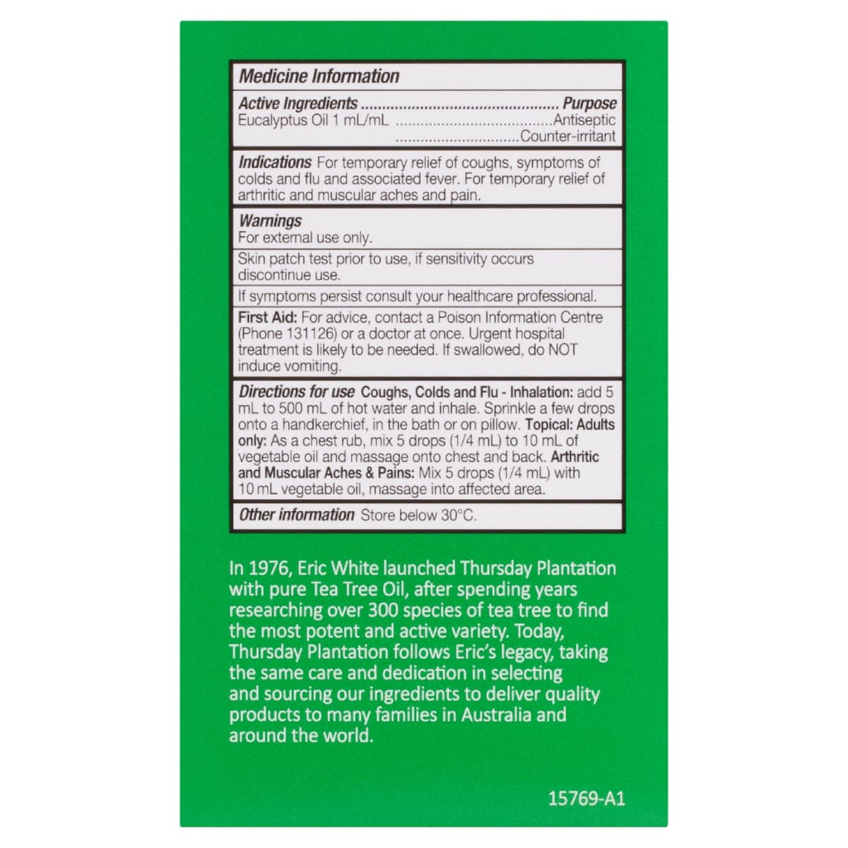 Thumbnail Thursday Plantation Eucalyptus Oil 50ml