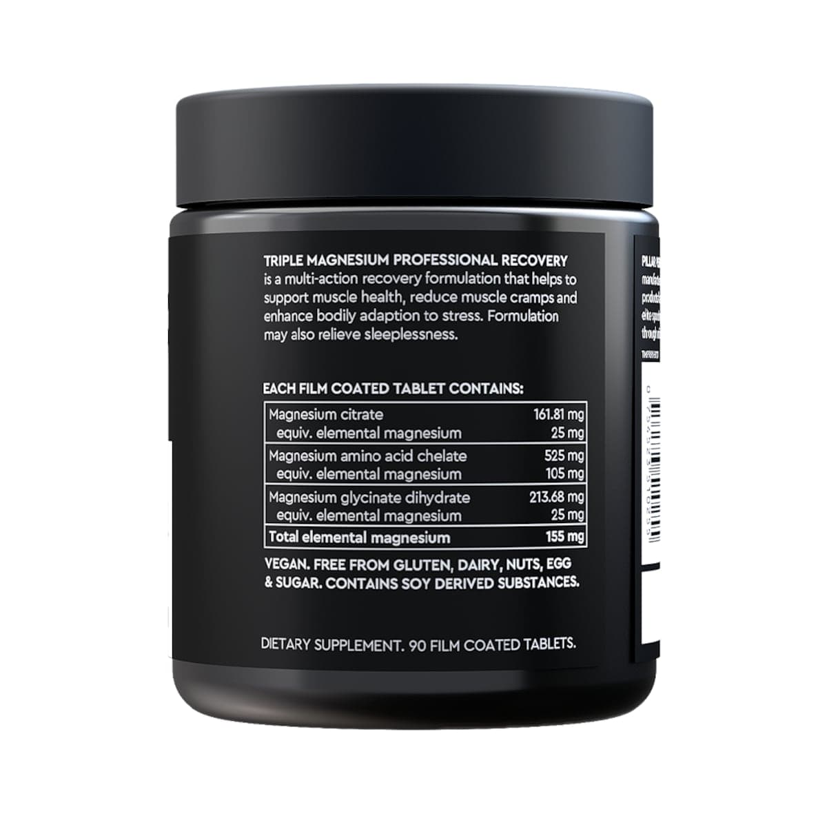 Thumbnail Pillar Performance Triple Magnesium Recovery 90 Tablets
