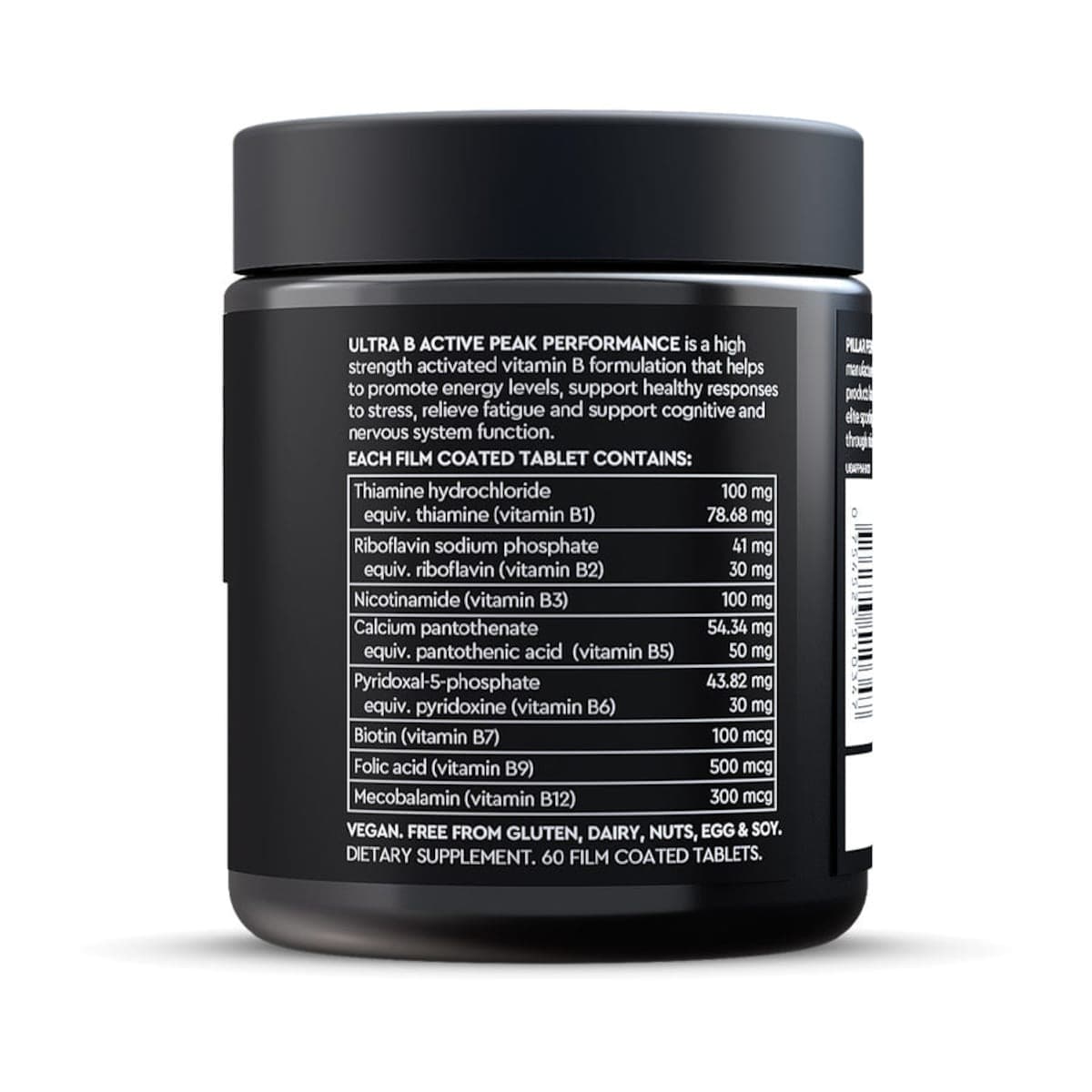 Thumbnail Pillar Performance Ultra B Active Peak Performance 60 Tablets