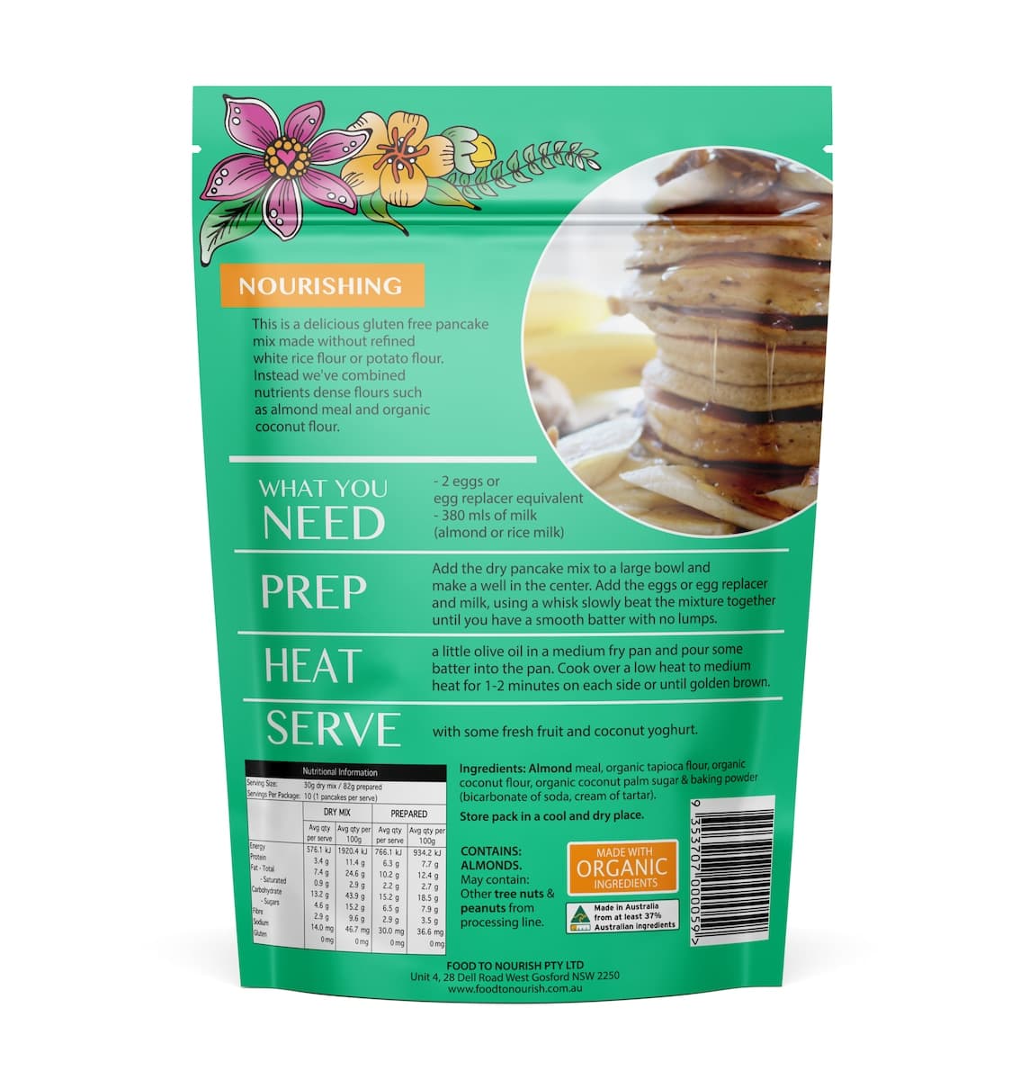 Thumbnail Food to Nourish Fluffy Pancake Mix 300g