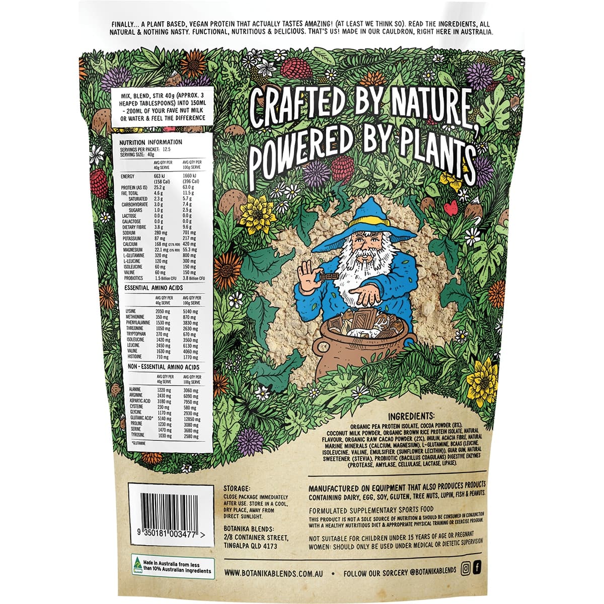Thumbnail Botanika Blends Plant Protein Cacao Hazelnut 500g