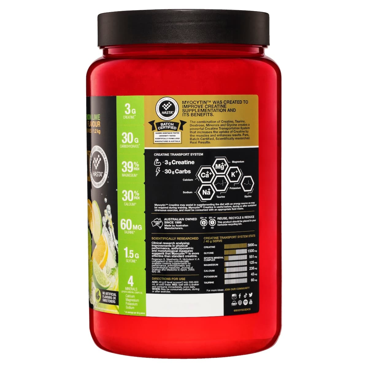 Thumbnail BSc Myocytin Lemon Lime 1.2kg