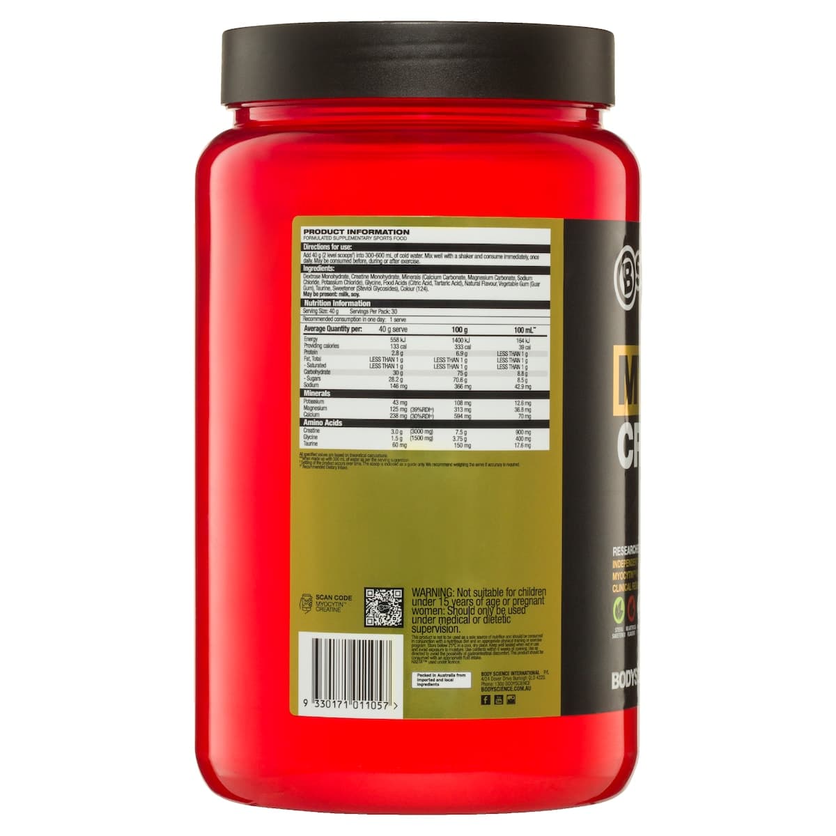 Thumbnail BSc Myocytin Raspberry 1.2kg