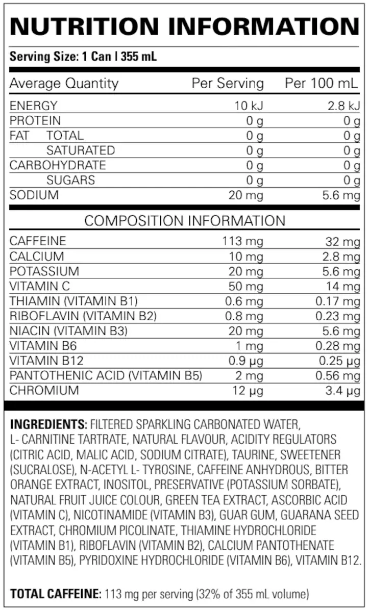 Thumbnail EHPlabs OxyShred Ultra Energy RTD Guava Paradise 12 x 355ml