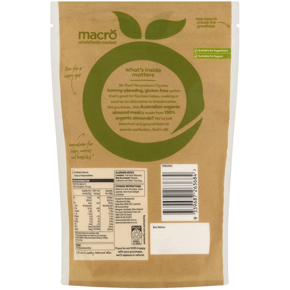 Thumbnail Macro Organic Australian Almond Meal 200g