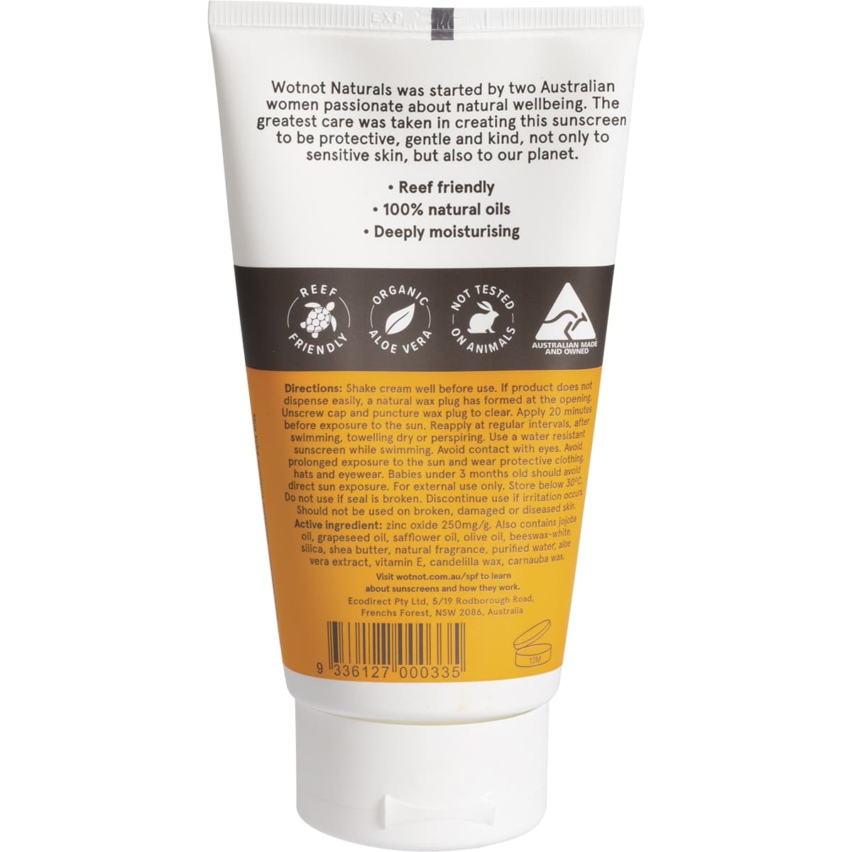 Thumbnail Wotnot Natural Sunscreen SPF30 150g