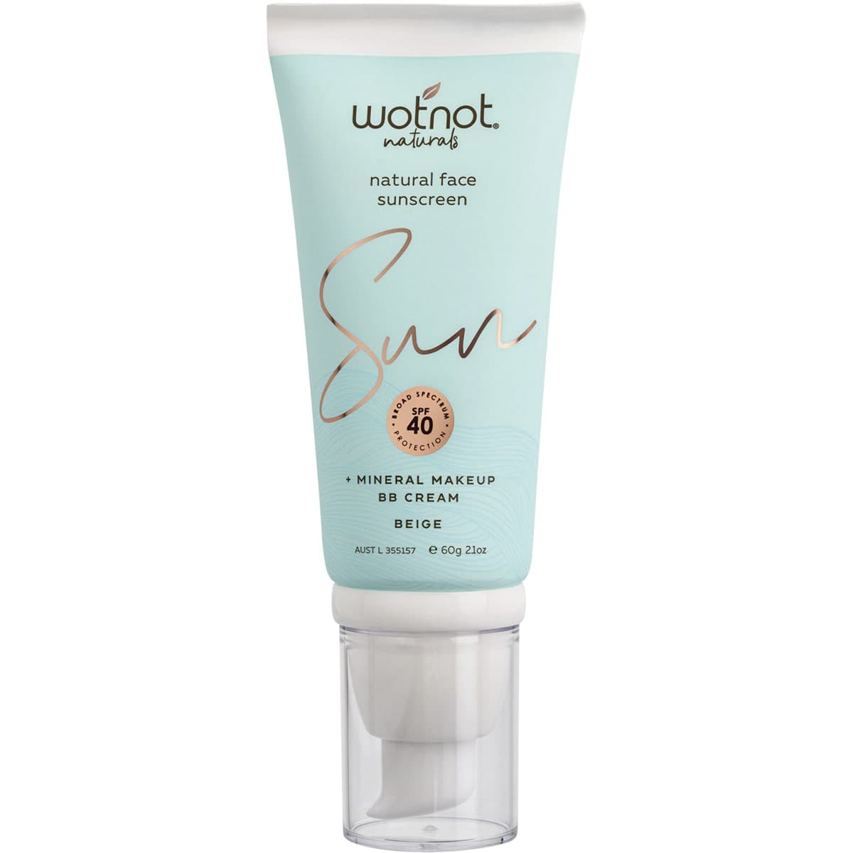 Thumbnail Wotnot Natural Face Sunscreen Beige SPF40 60g