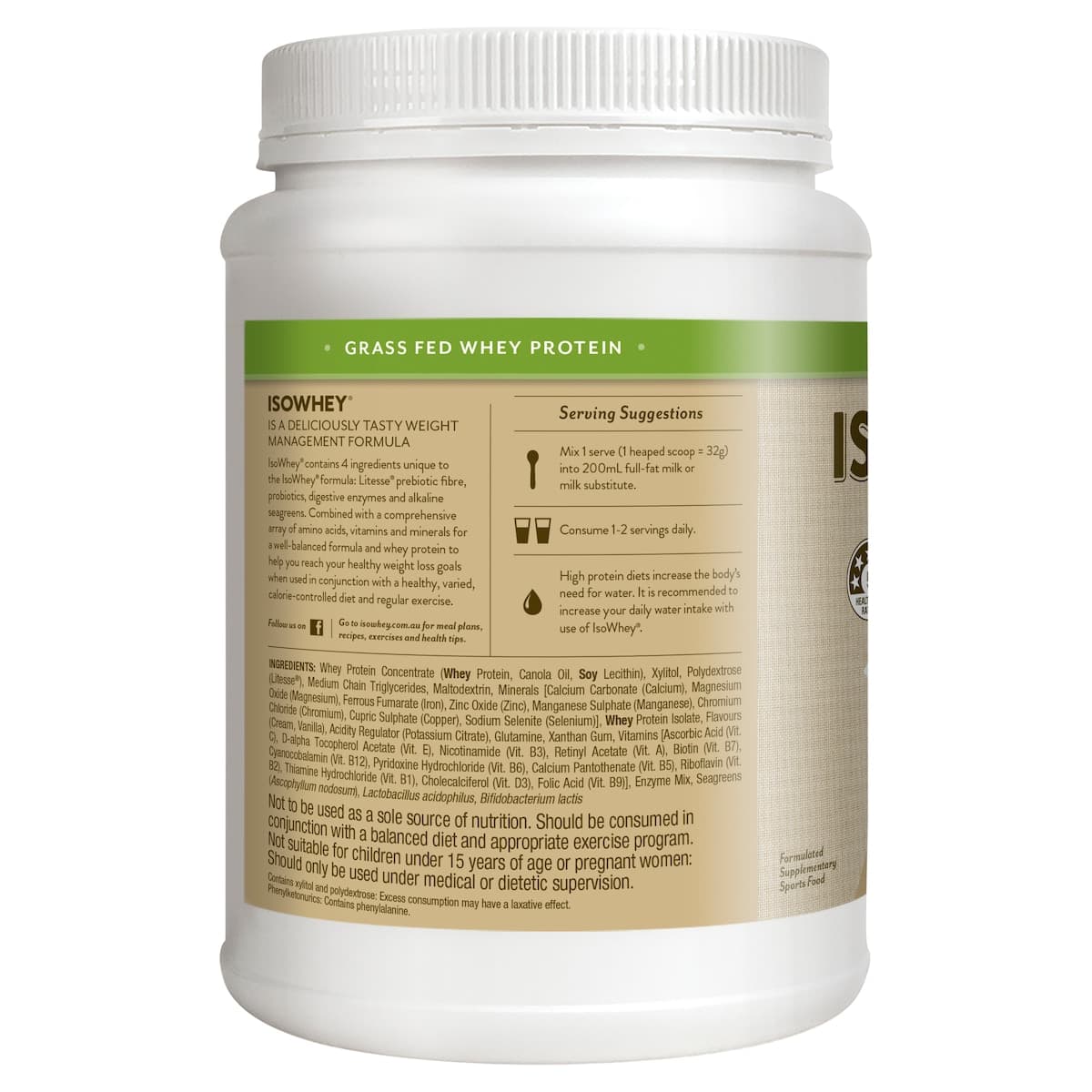 Thumbnail IsoWhey Complete Madagascan Vanilla 672g