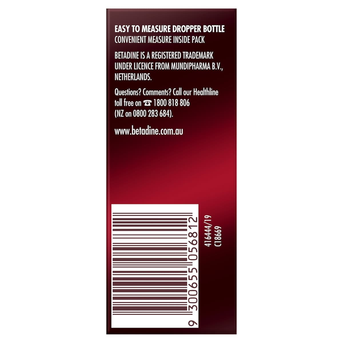 Thumbnail Betadine Concentrated Sore Throat Gargle 15ml