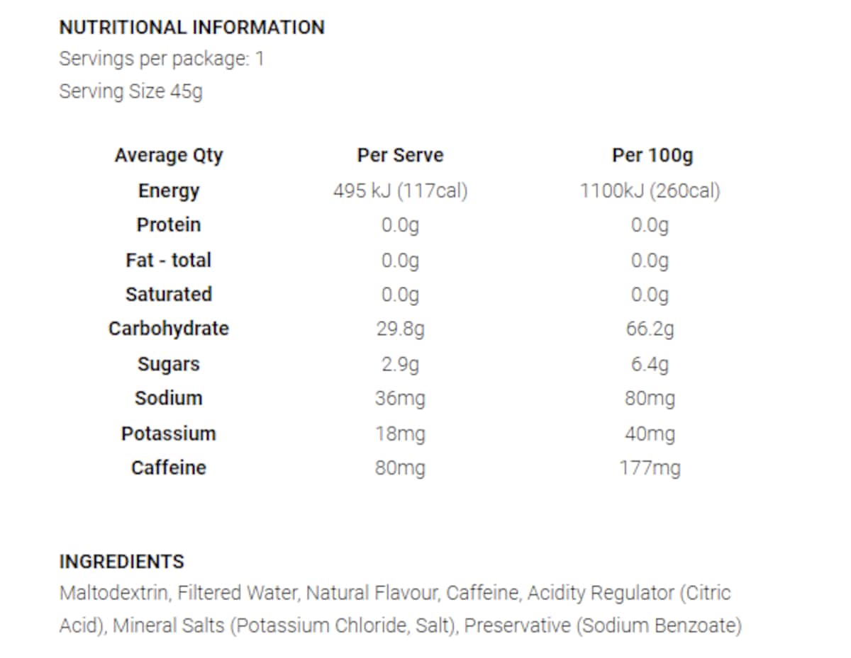 Thumbnail Koda Energy Gel Cappuccino 24 x 45g