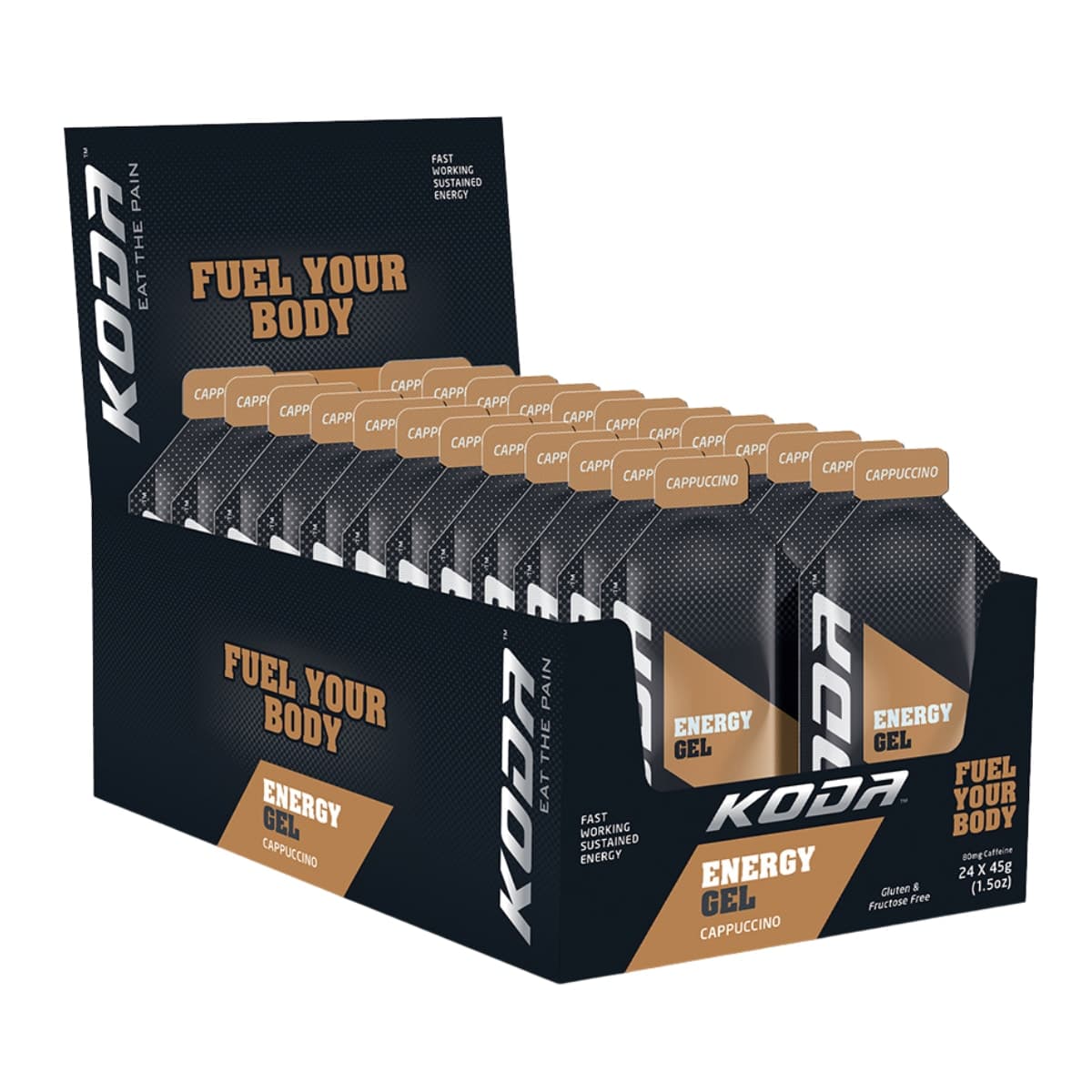 Thumbnail Koda Energy Gel Cappuccino 24 x 45g
