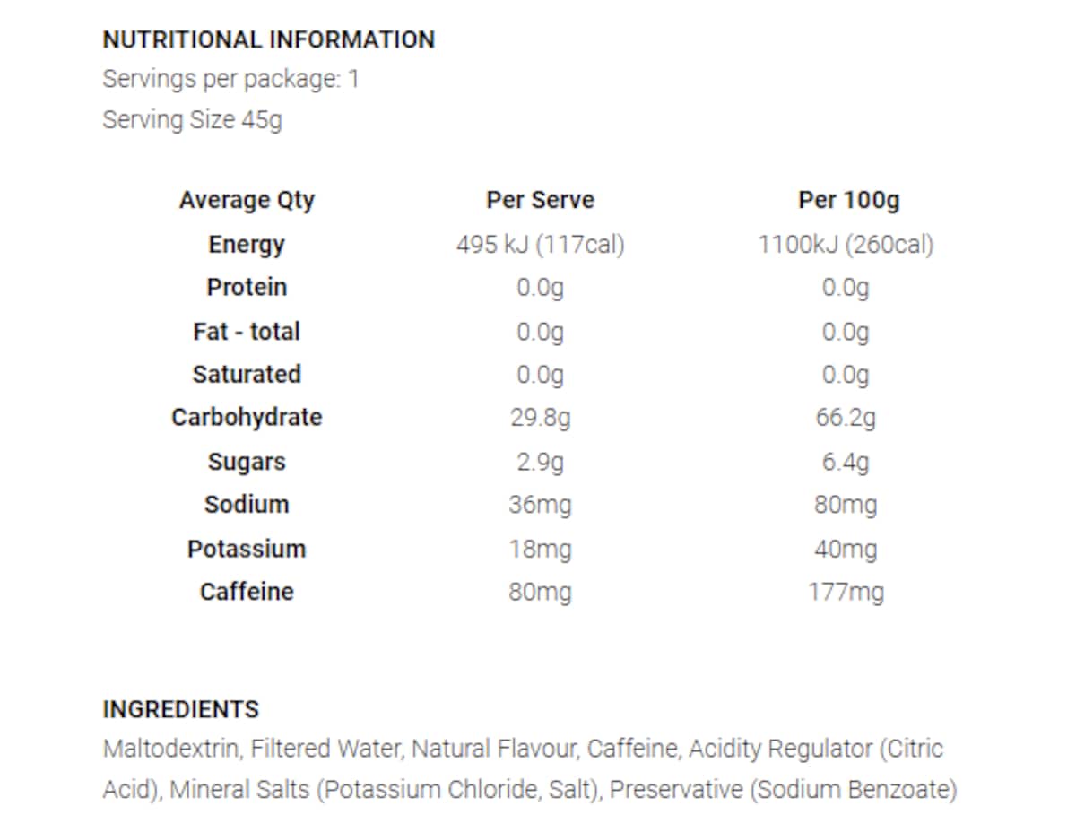 Thumbnail Koda Energy Gel Cola Vanilla 24 x 45g