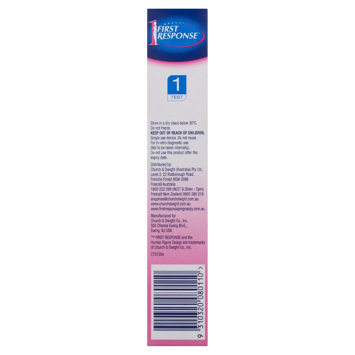 Thumbnail First Response Early Result Instream Pregnancy Test 1 Test