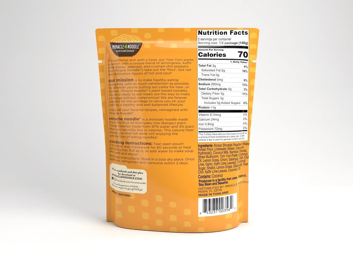 Thumbnail Miracle Noodle Thai Tom Yum Noodle Soup 6 x 280g