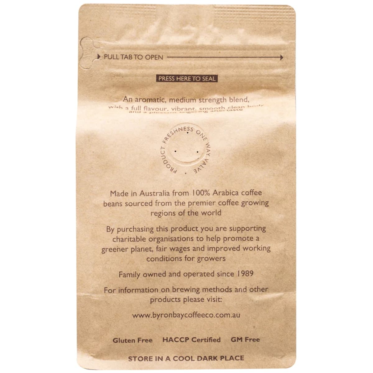Thumbnail Byron Bay Coffee Company Classic Plunger Ground 250g