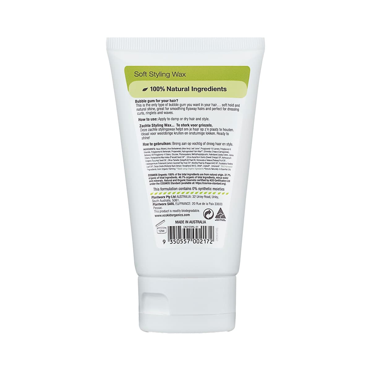 Thumbnail Eco.kid Organics Bubbalicious Soft Styling Wax 75g
