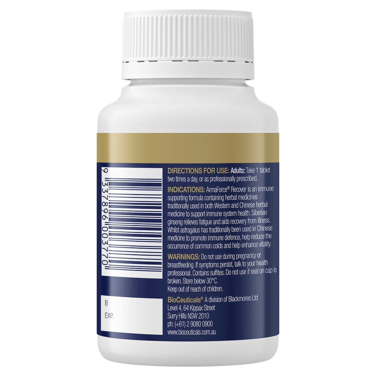 Thumbnail BioCeuticals ArmaForce Recover 60 Tablets