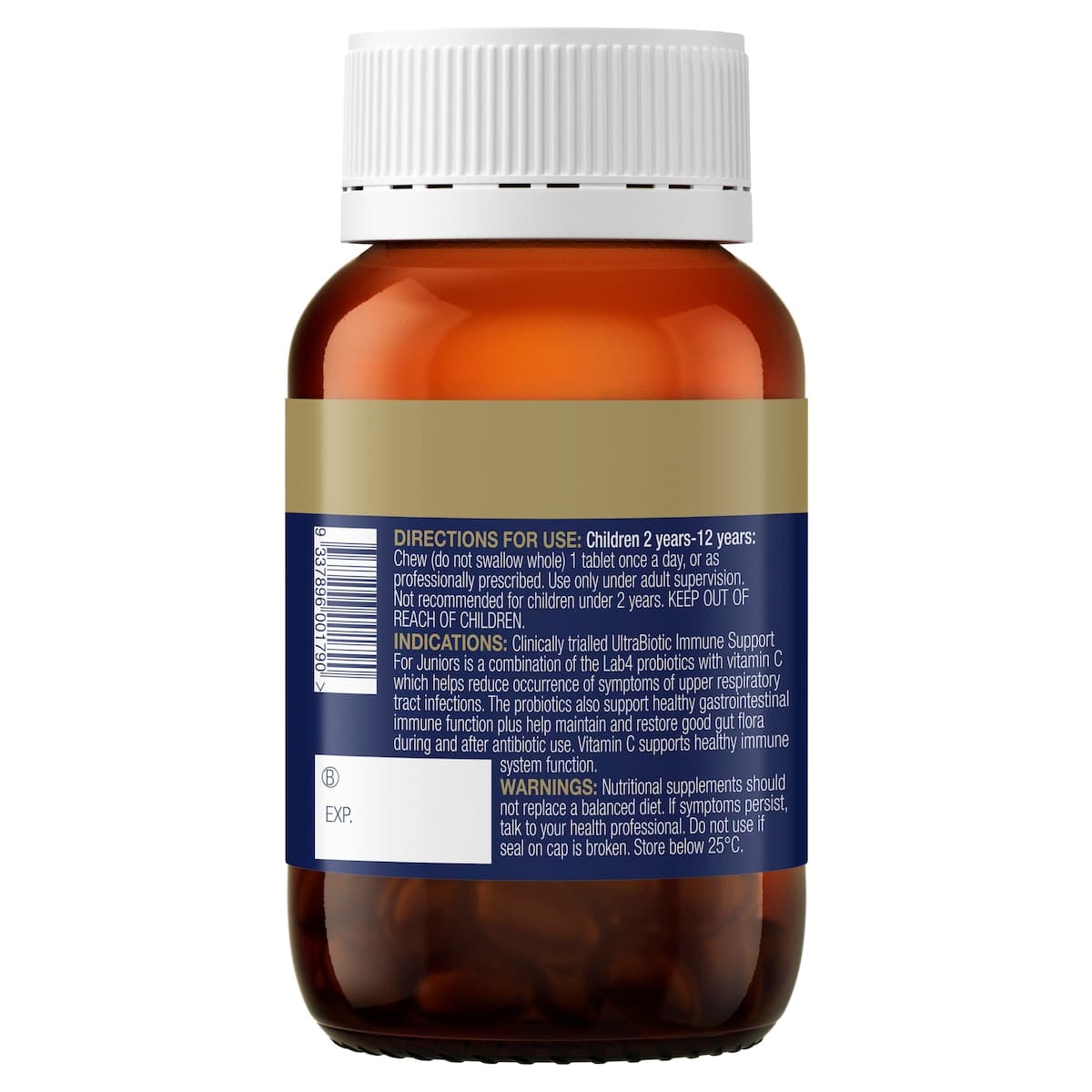Thumbnail BioCeuticals UltraBiotic Immune Junior 30 Tablets