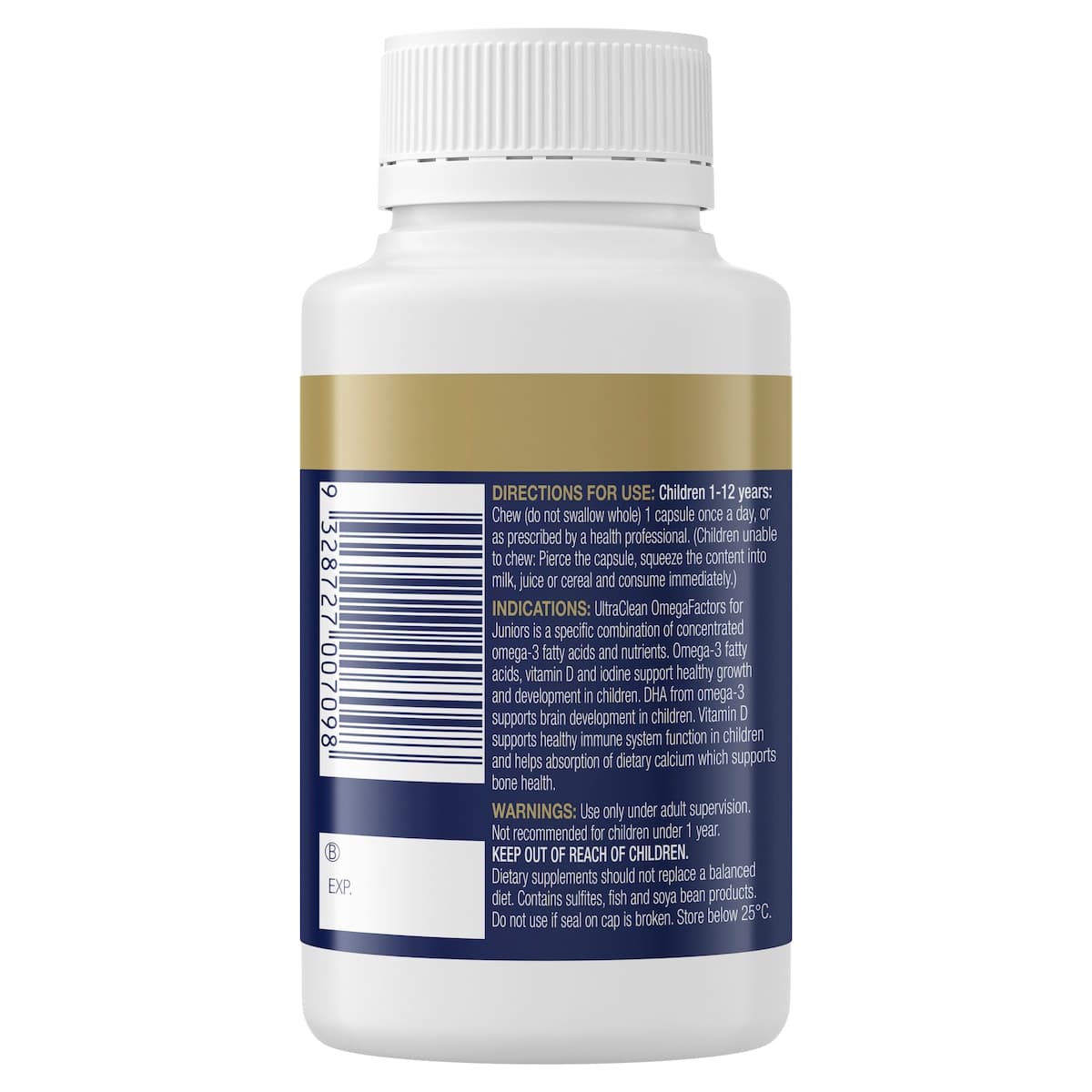 Thumbnail BioCeuticals Juniors UltraClean OmegaFactors 60 Softgel Capsules