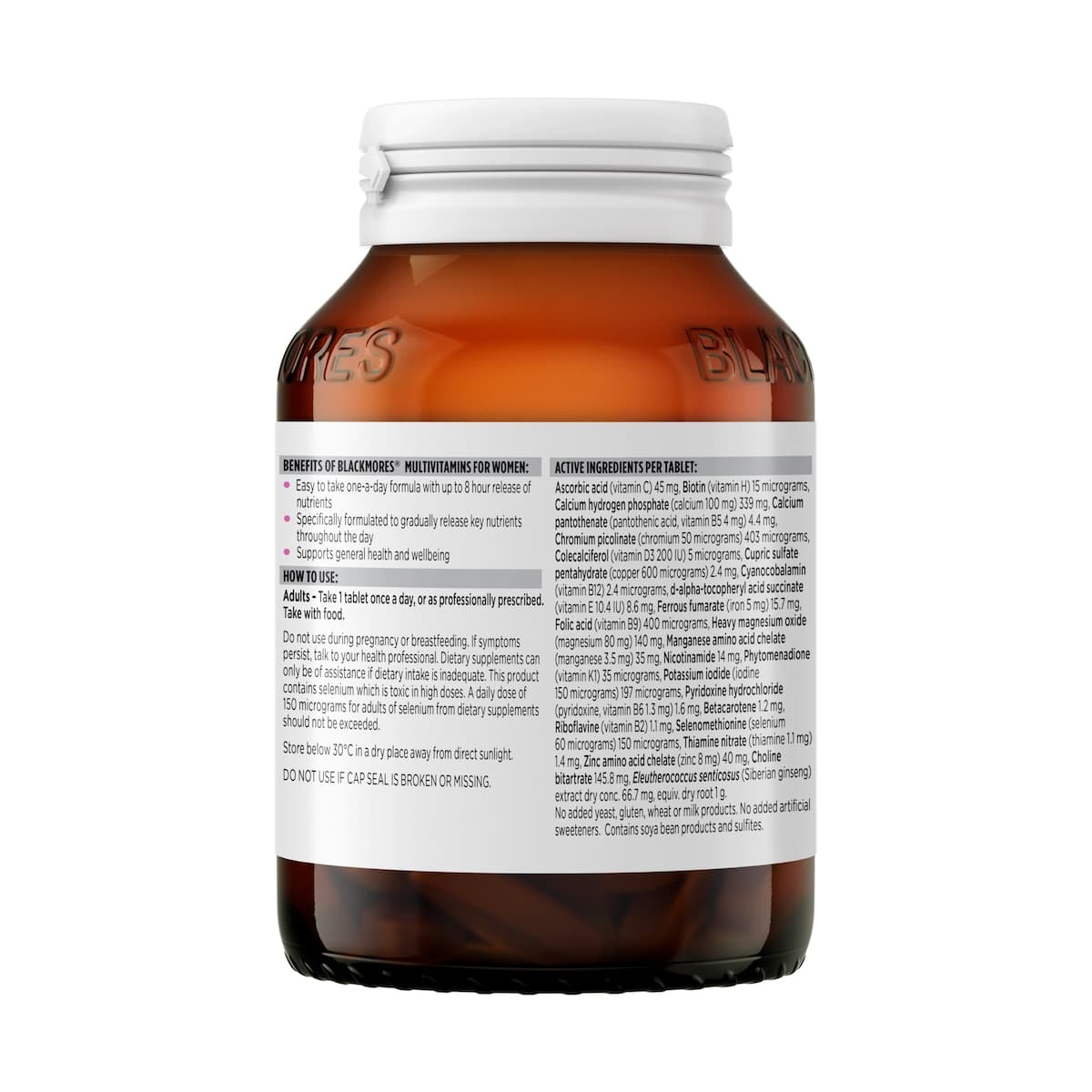 Thumbnail Blackmores Sustained Release Women's Multivitamin 90 Tablets