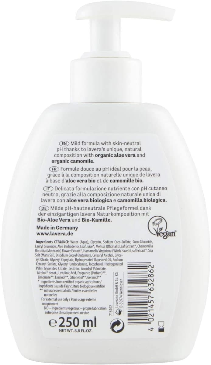 Thumbnail Lavera Basis Sensitiv Mild Hand Wash 250ml