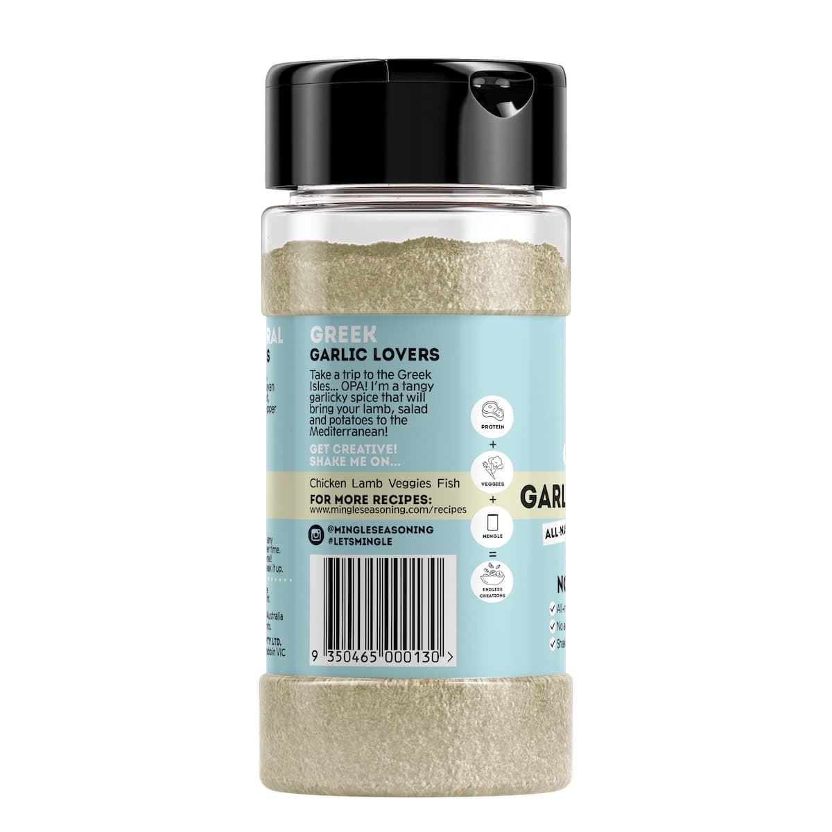 Thumbnail Mingle Seasoning Greek Garlic Lovers 120g