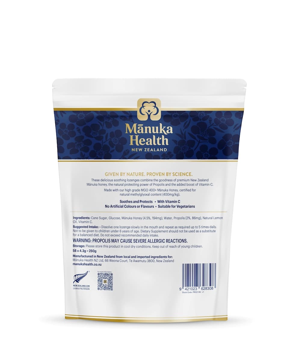 Thumbnail Manuka Health MGO 400+ Manuka Honey Drops Propolis 250g