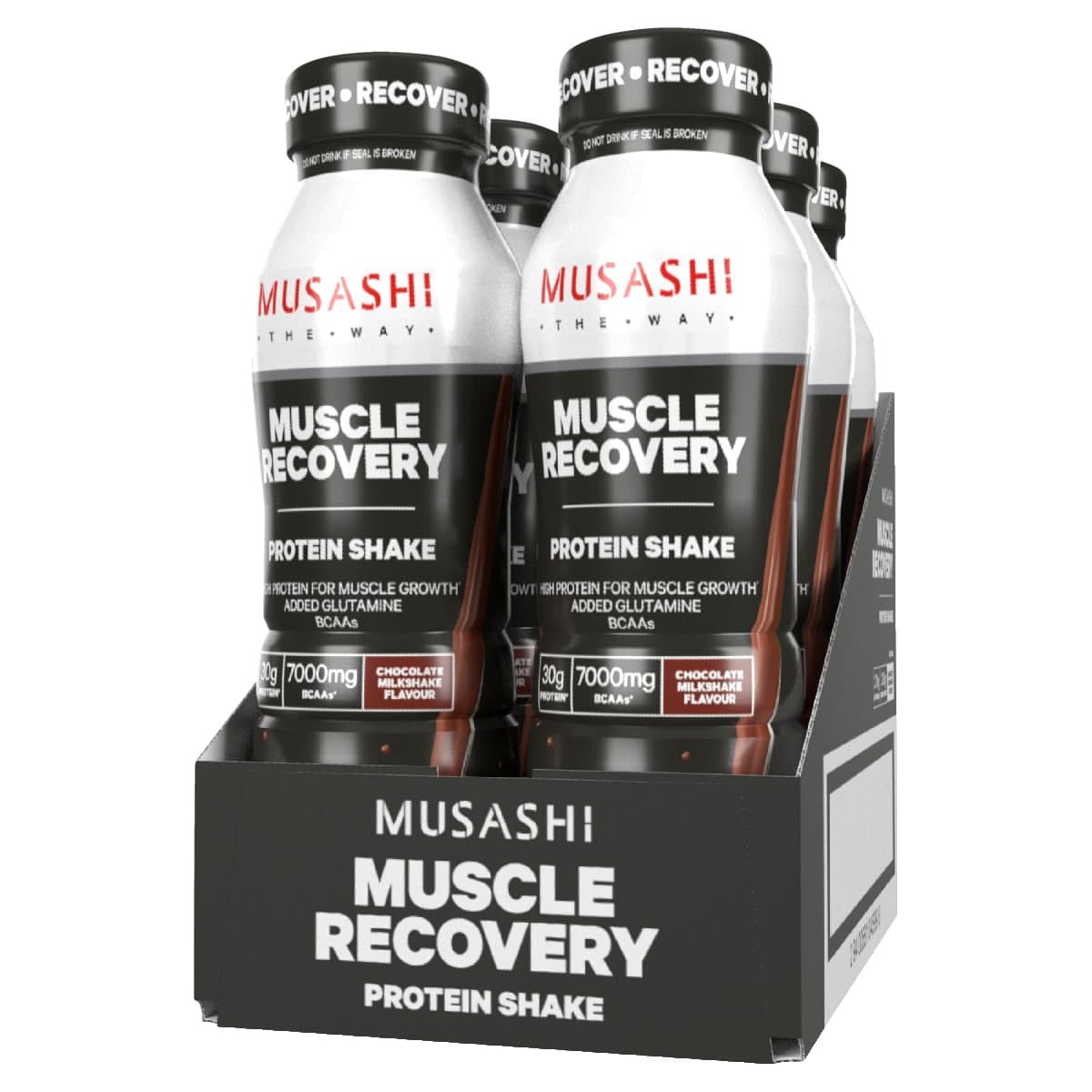 Thumbnail Musashi Muscle Recovery Protein Shake Chocolate 6 x 375ml
