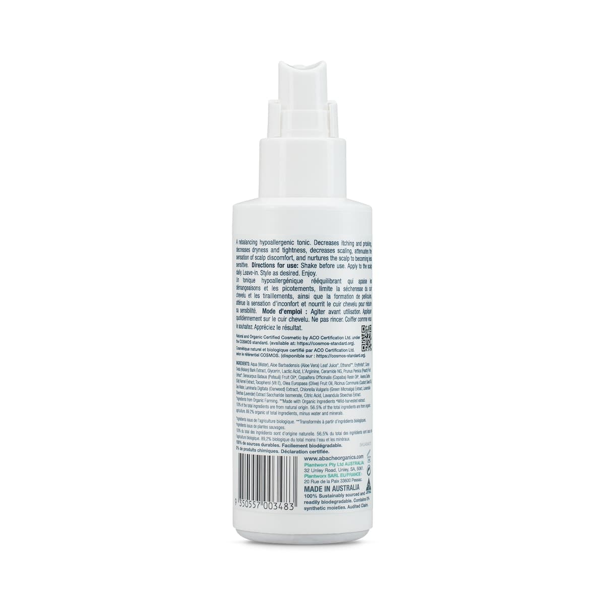 Thumbnail Abache Organics Angel Care Leave-in Scalp Calming Tonic 125ml