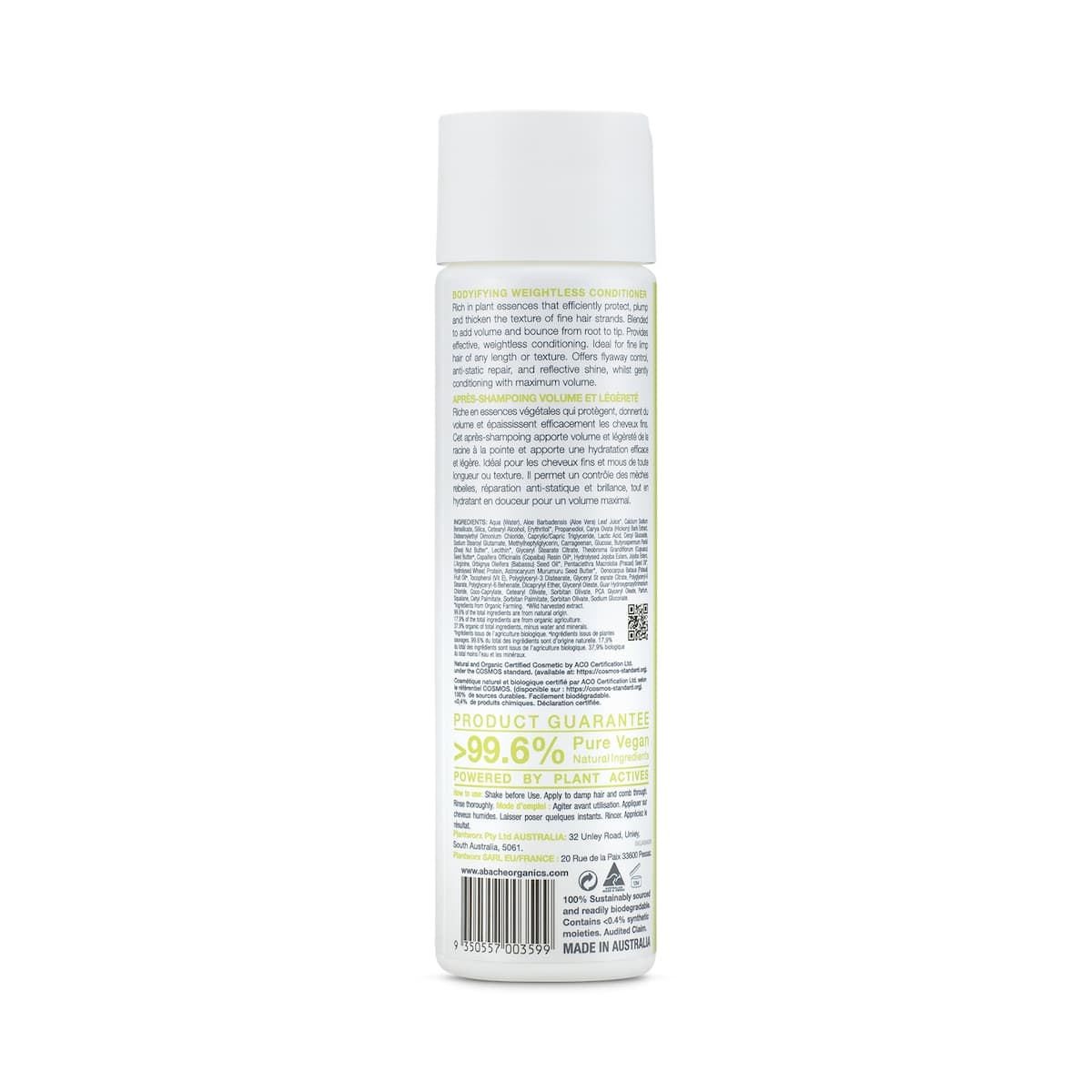 Thumbnail Abache Organics Fine Elements Conditioner 225ml