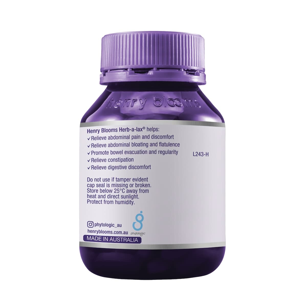 Thumbnail Henry Blooms Herb-a-Lax 90 capsules