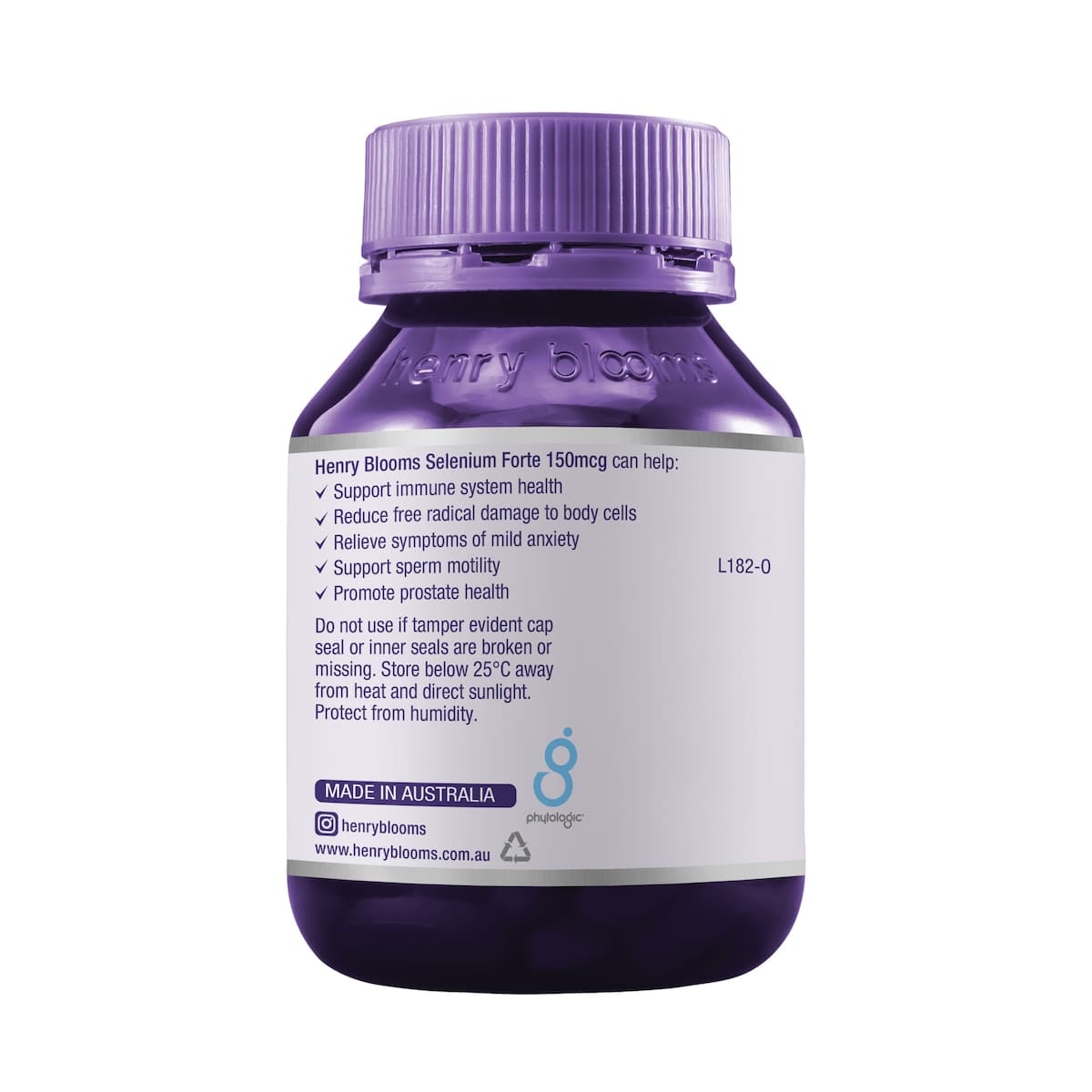 Thumbnail Henry Blooms Selenium Forte 150mcg 90 Capsules