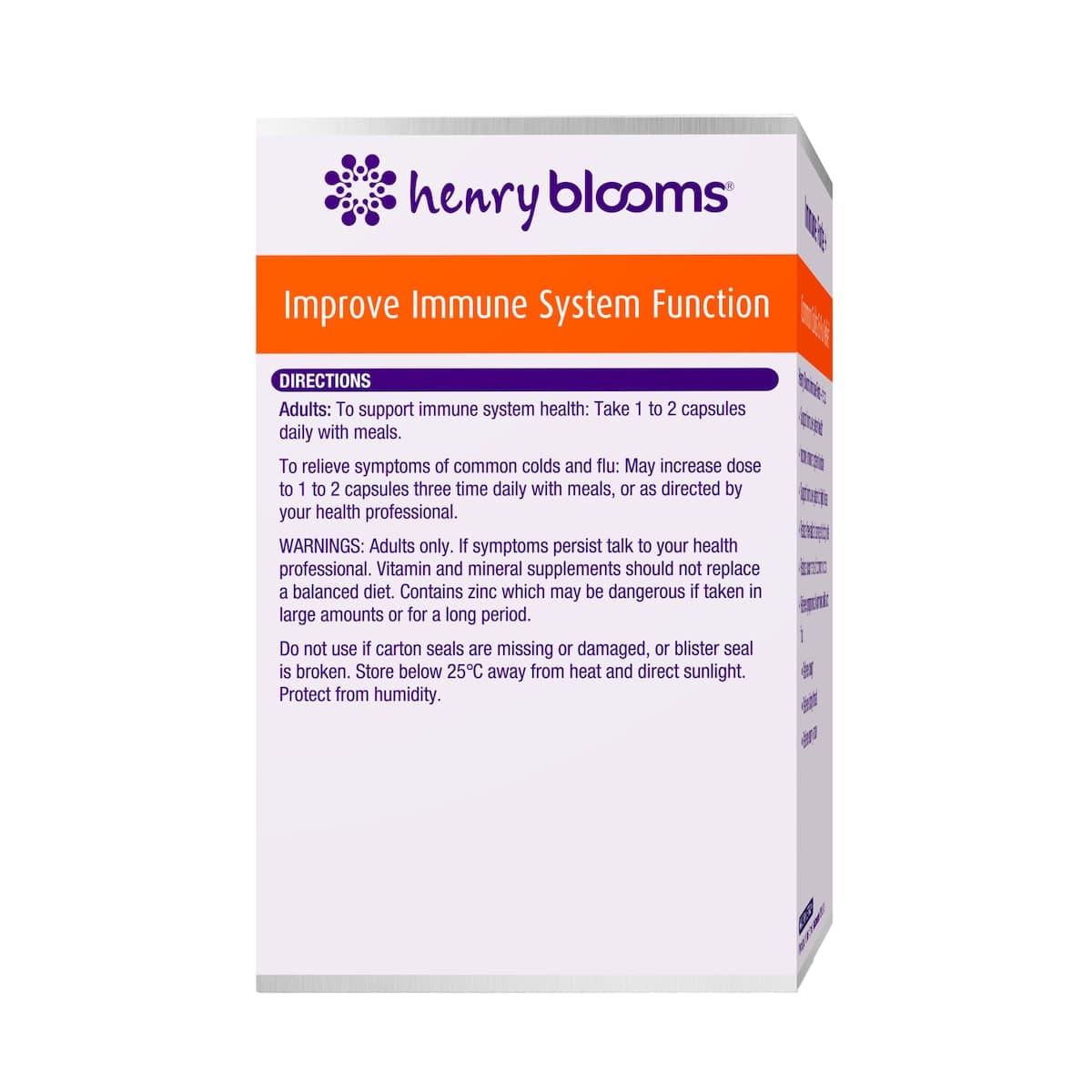 Thumbnail Henry Blooms Immune Forte + 60 Vege Capsules