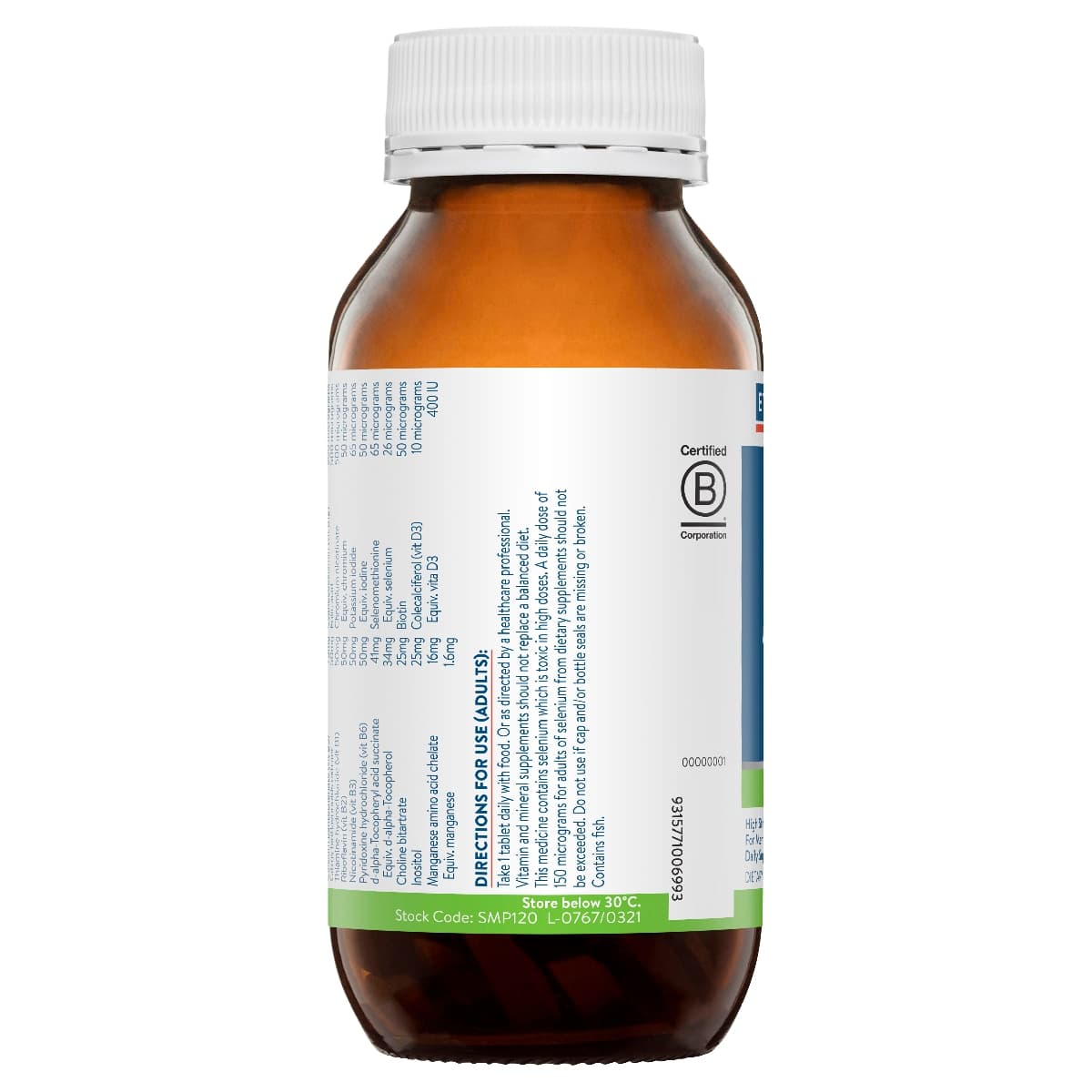 Thumbnail Ethical Nutrients Super Multi Plus 120 Tablets
