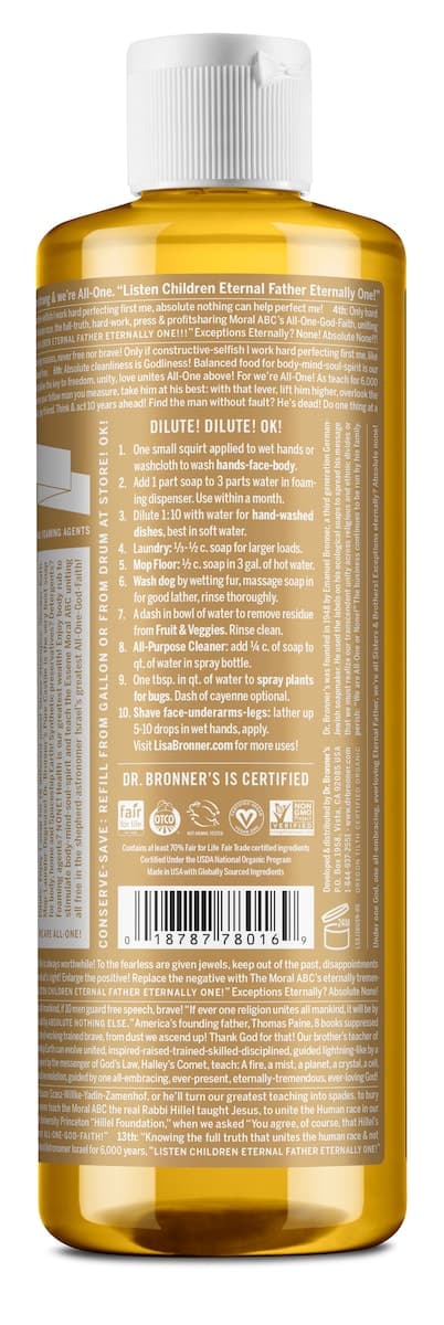 Thumbnail Dr Bronner's Pure Castile Liquid Magic Soap Sandalwood Jasmine 473ml