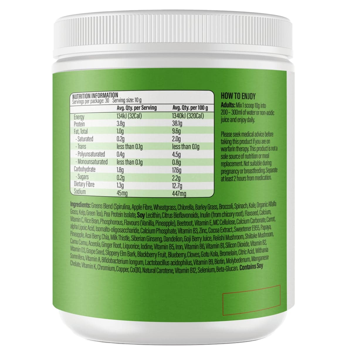 Thumbnail Life Botanics Vitality Greens 300g