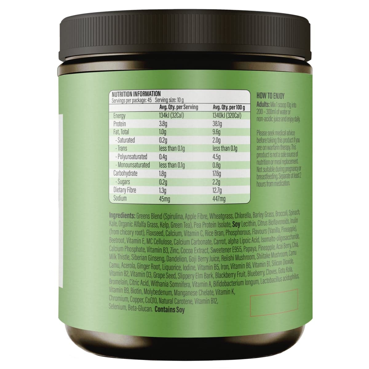 Thumbnail Life Botanics Vitality Greens 450g