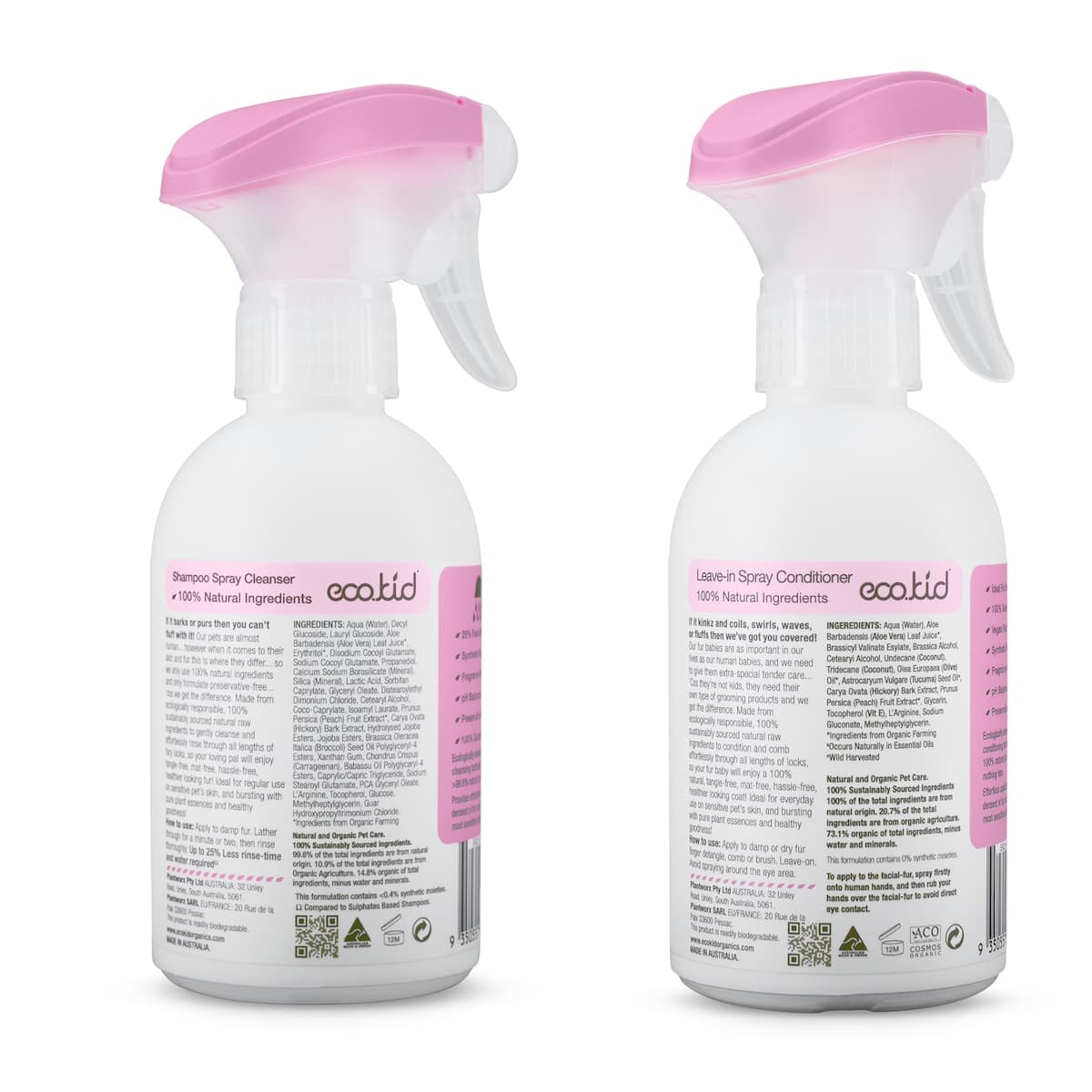Thumbnail Eco.pup Organics Fur Baby Spray Shampoo & Leave-in Spray Conditioner Bundle