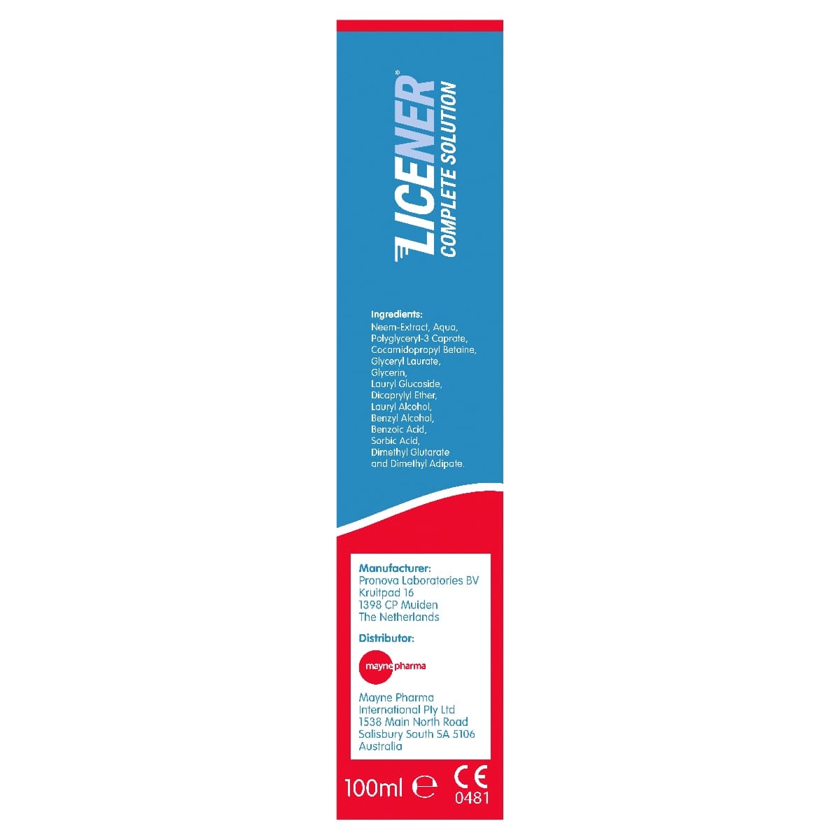 Thumbnail Licener Complete Solution Head Lice Treatment 100ml