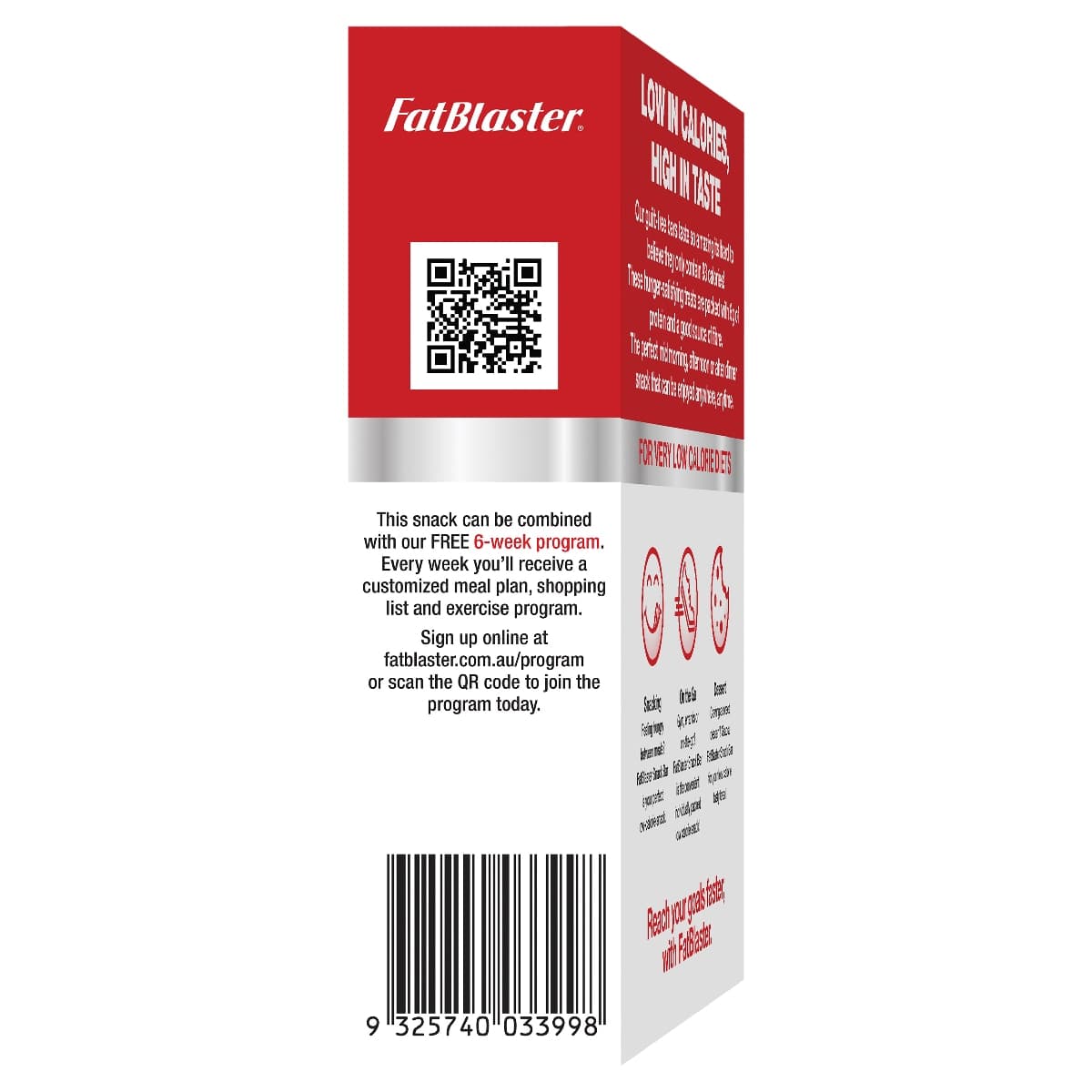 Thumbnail Naturopathica FatBlaster Snack Bar Chocolate Crunch 5 x 30g