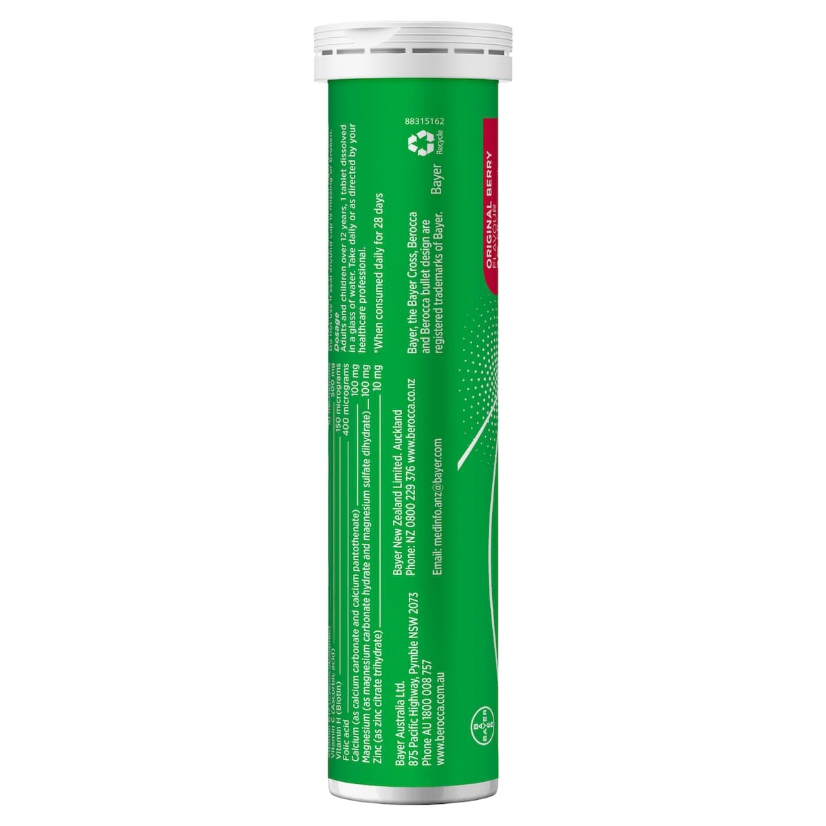 Thumbnail Berocca Energy Original Berry Effervescent Tablets 45 Pack
