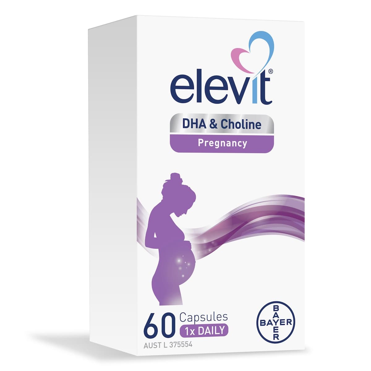 Thumbnail Elevit DHA + Choline for Pregnancy 60 Capsules