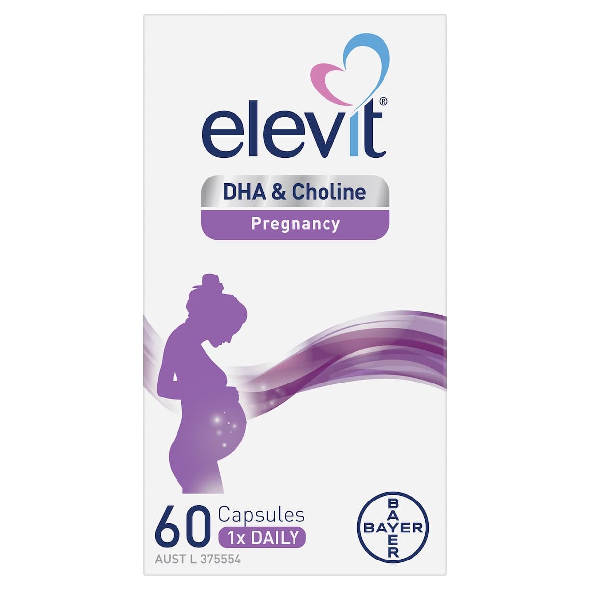 Thumbnail Elevit DHA + Choline for Pregnancy 60 Capsules